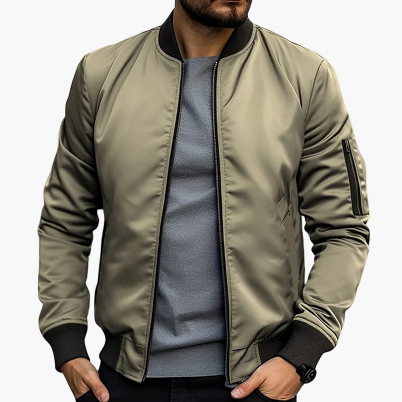 Modern Fit Bomber Jacket