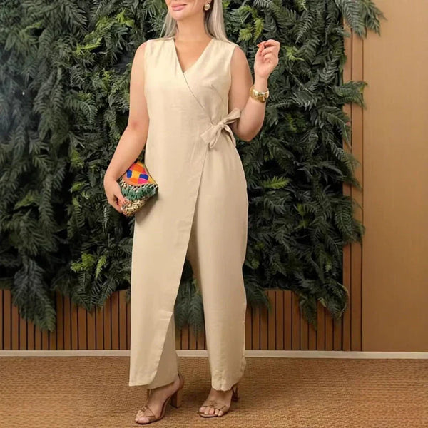 Lilianna | Stylish wrap-style jumpsuit